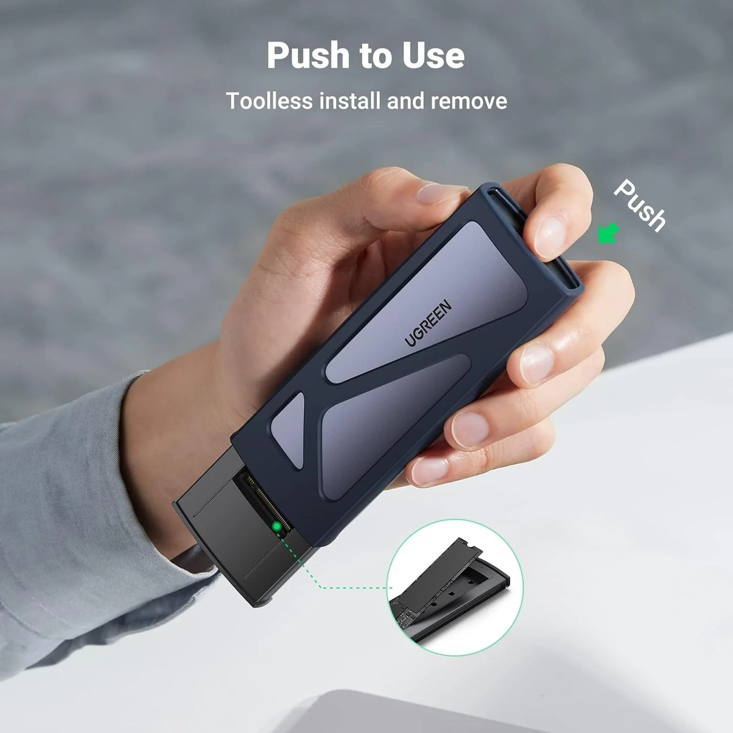 UGREEN 10Gbps M.2 NVMe SSD Enclosure - Image 8