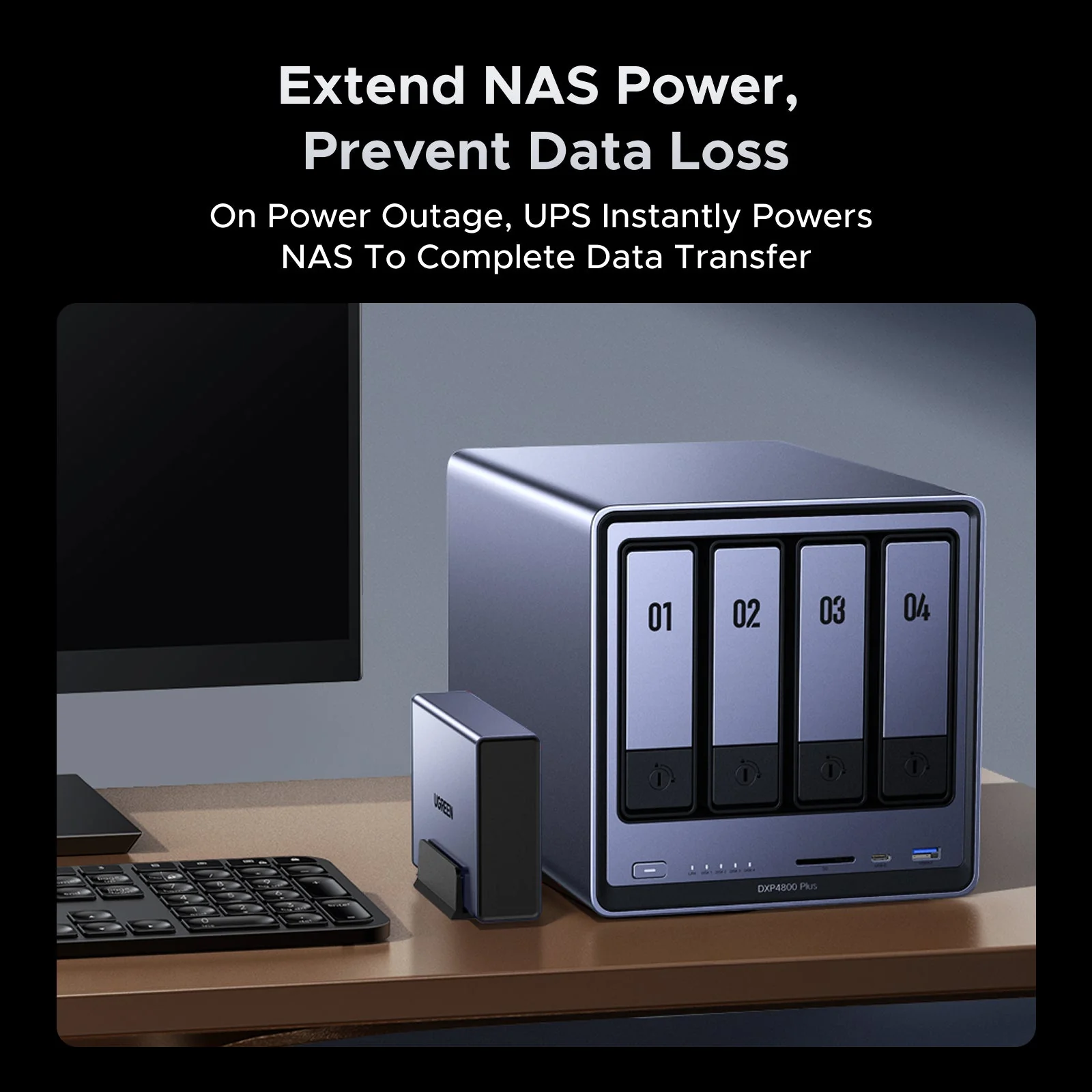 UGREEN NAS 120W DC Uninterruptible Power Supply - Image 3