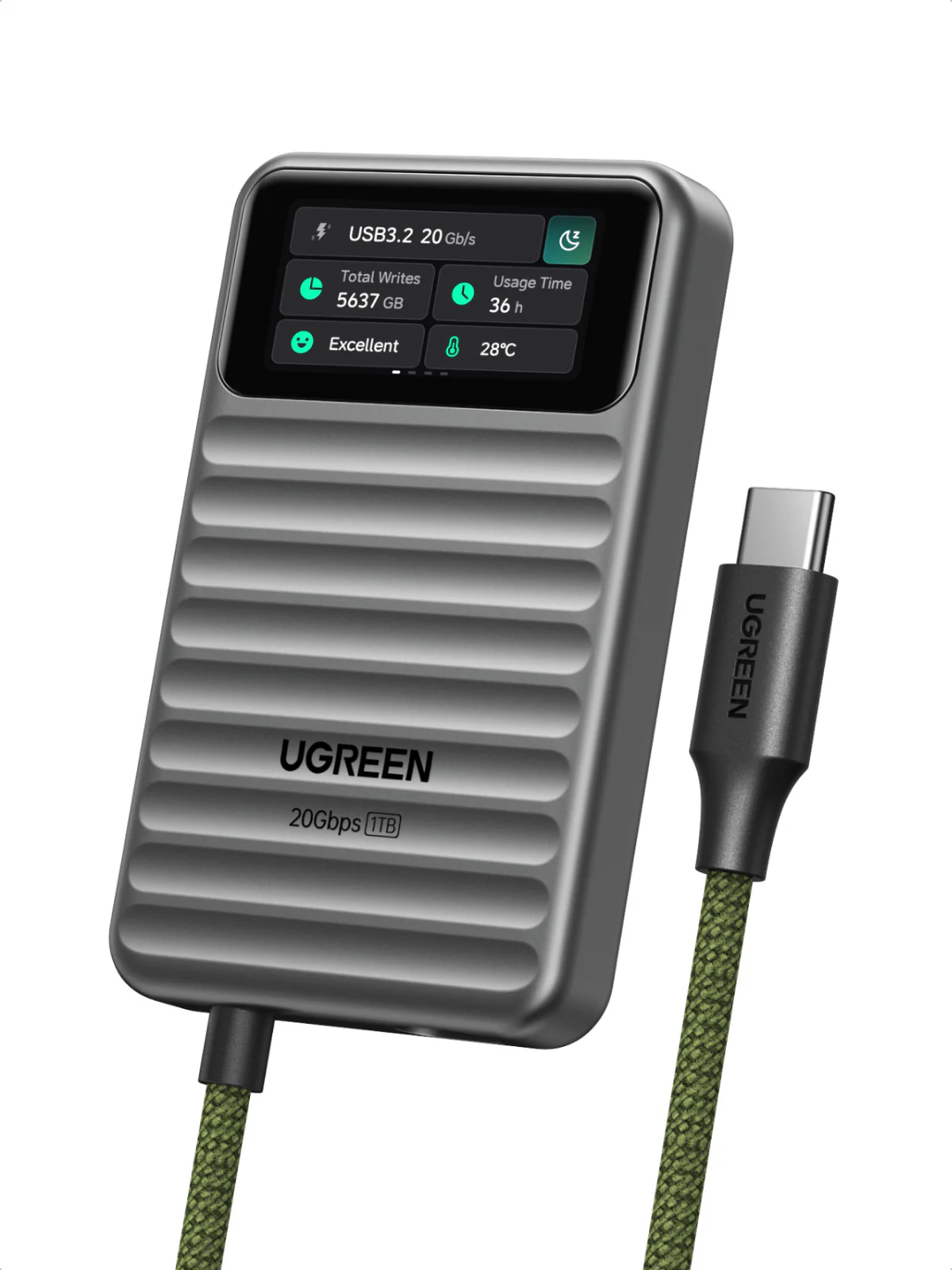 UGREEN NeoDrive Go D709 20Gbps Portable SSD (1TB) - Image 10
