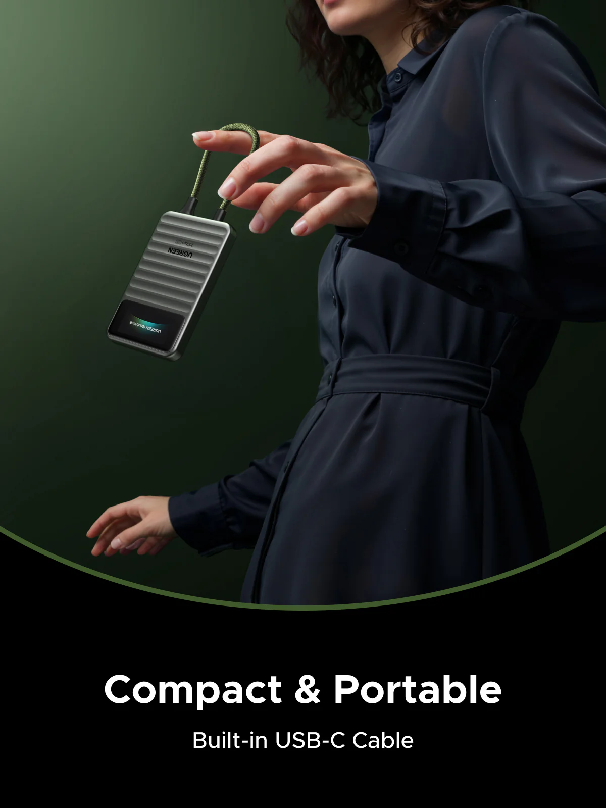 UGREEN NeoDrive Go D709 20Gbps Portable SSD (1TB) - Image 3